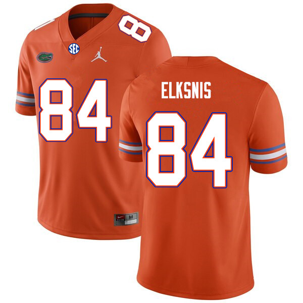 Men #84 Nick Elksnis Florida Gators College Football Jerseys Sale-Orange
